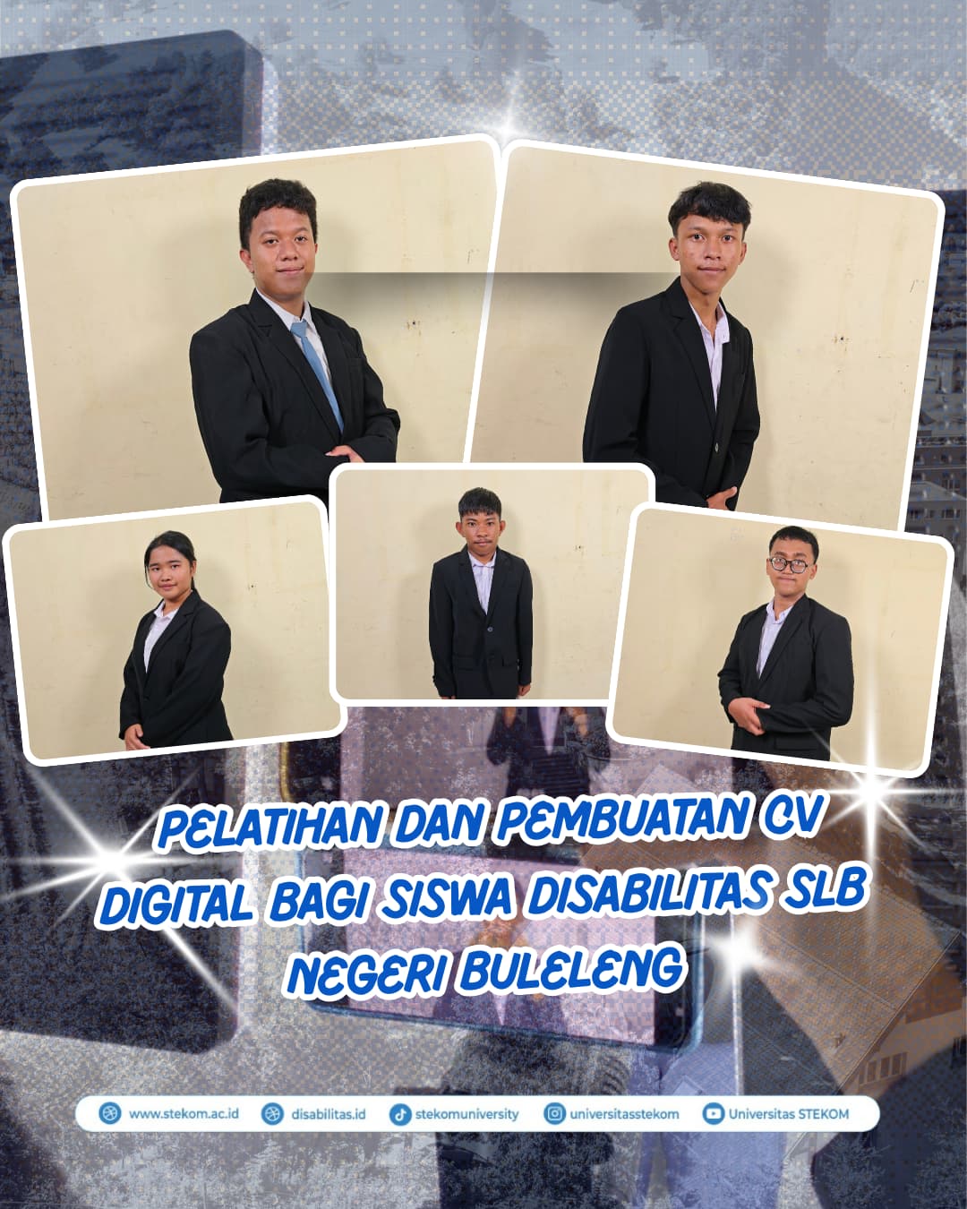 Menuju Dunia Kerja Inklusif, Universitas STEKOM Fasilitasi Pelatihan dan Pembuatan CV Digital bagi Siswa Disabilitas Di SLB Negeri 1 & 2 Buleleng