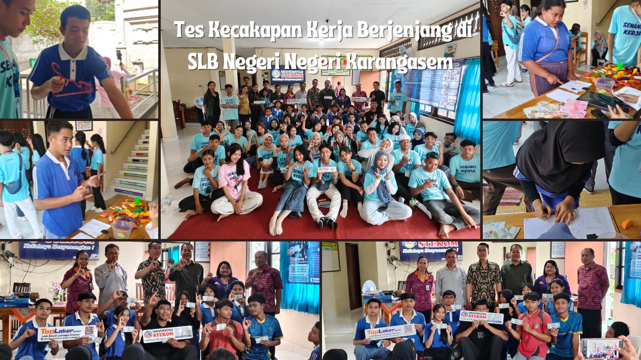 Universitas STEKOM Selenggarakan Tes Kecakapan Kerja Berjenjang bagi Siswa SLB Negeri Karangasem