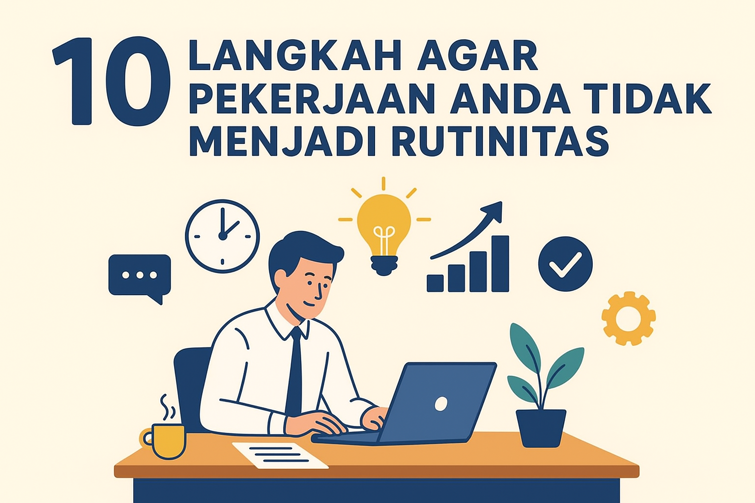 10 Langkah Agar Pekerjaan Anda Tidak Menjadi Rutinitas