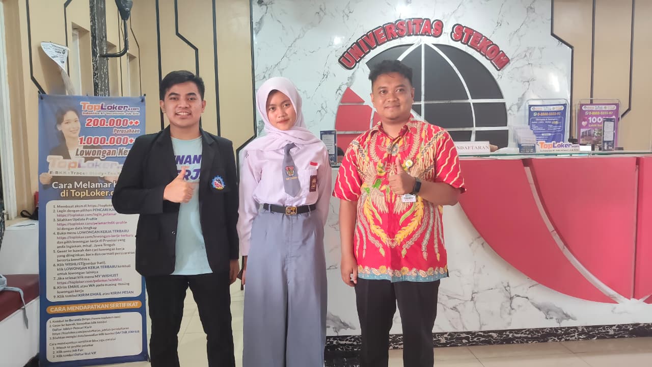 TopLoker.com Fasilitasi Penerimaan Siswa PKL SMKN 3 Kendal di Universitas STEKOM Siliwangi