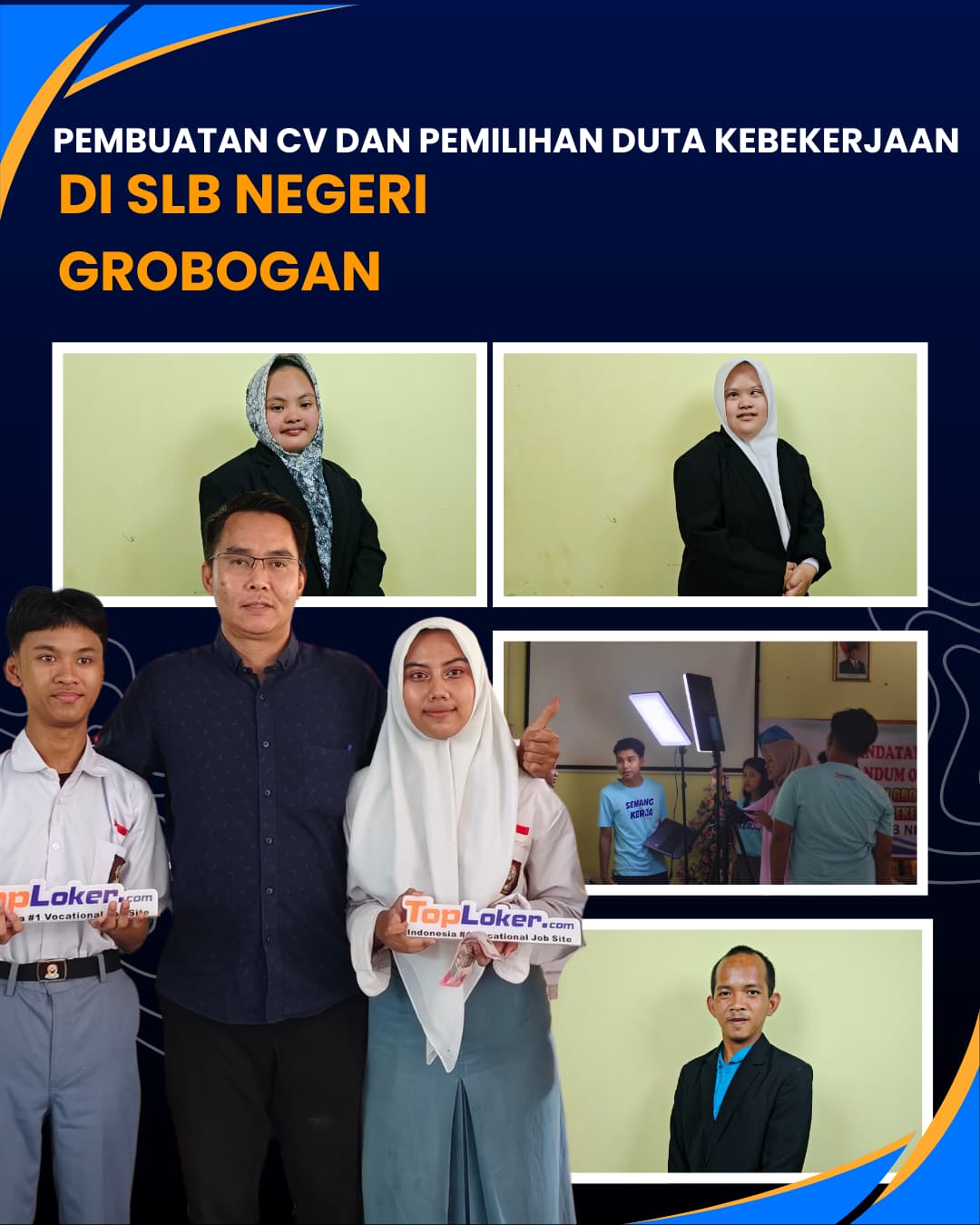 Pembuatan CV dan Pemilihan Duta Kebekerjaan di SLB Negeri Grobogan