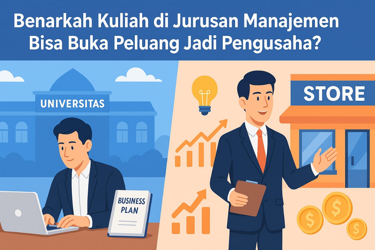 Benarkah Kuliah di Jurusan Manajemen Bisa Buka Peluang Jadi Pengusaha?