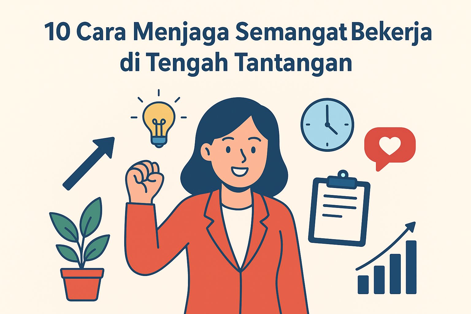 10 Cara Menjaga Semangat Bekerja di Tengah Tantangan