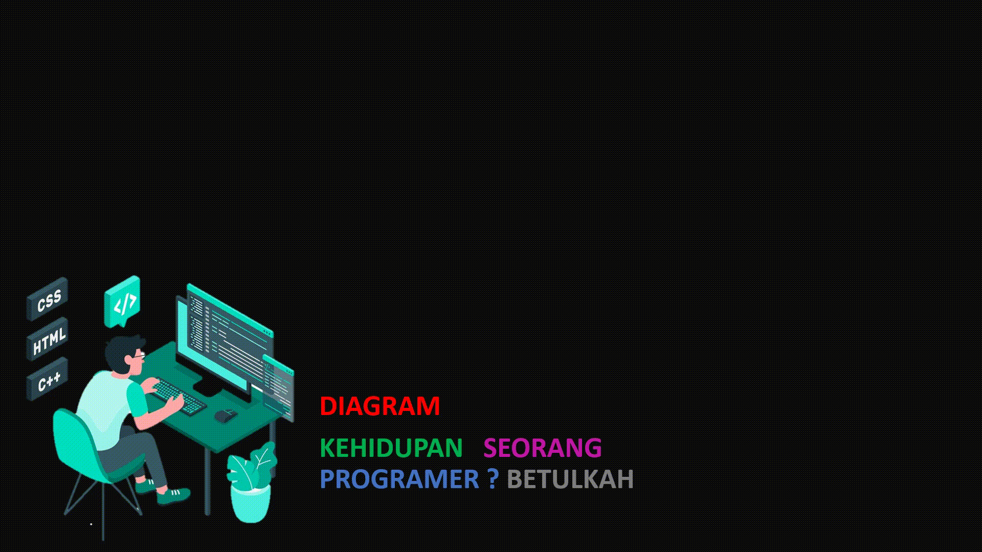 Diagram Kehidupan Seorang Programer IT