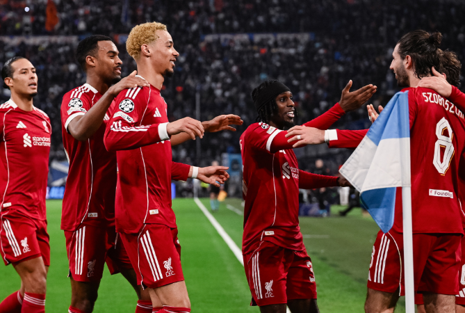 Liverpool Bungkam Marseille 3-0 di Velodrome