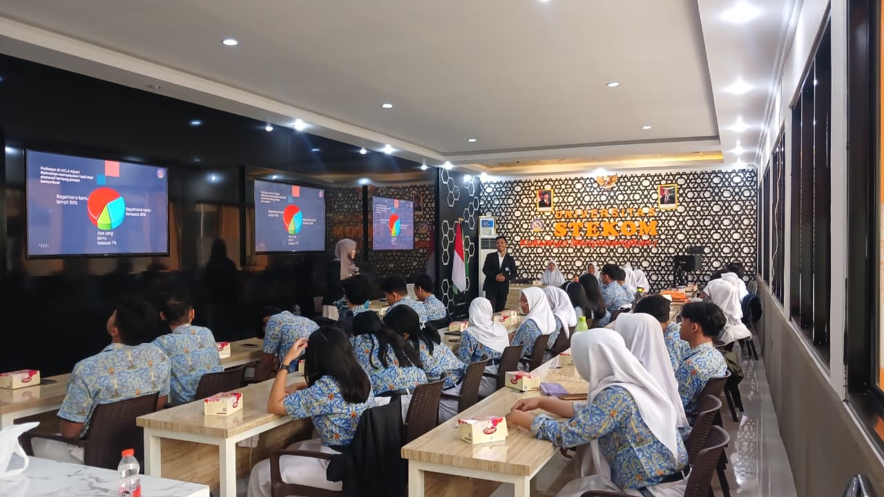 TopLoker.com Bersama Universitas STEKOM Hadirkan Pelatihan Karier dan Peminatan Prodi bagi Siswa SMAN 15 Semarang