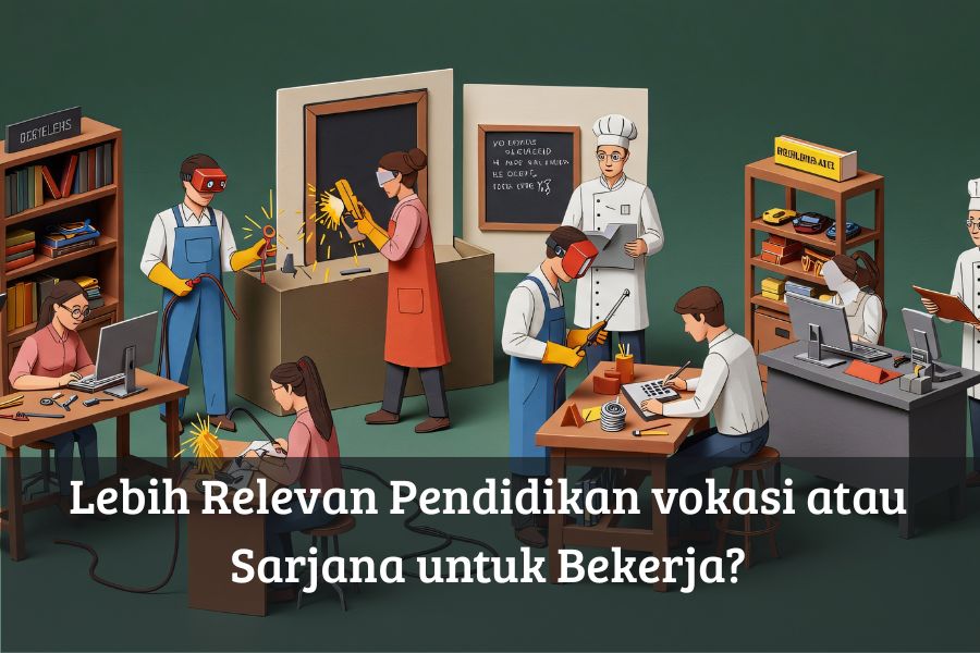 Lebih Relevan Pendidikan Vokasi atau Sarjana untuk Bekerja