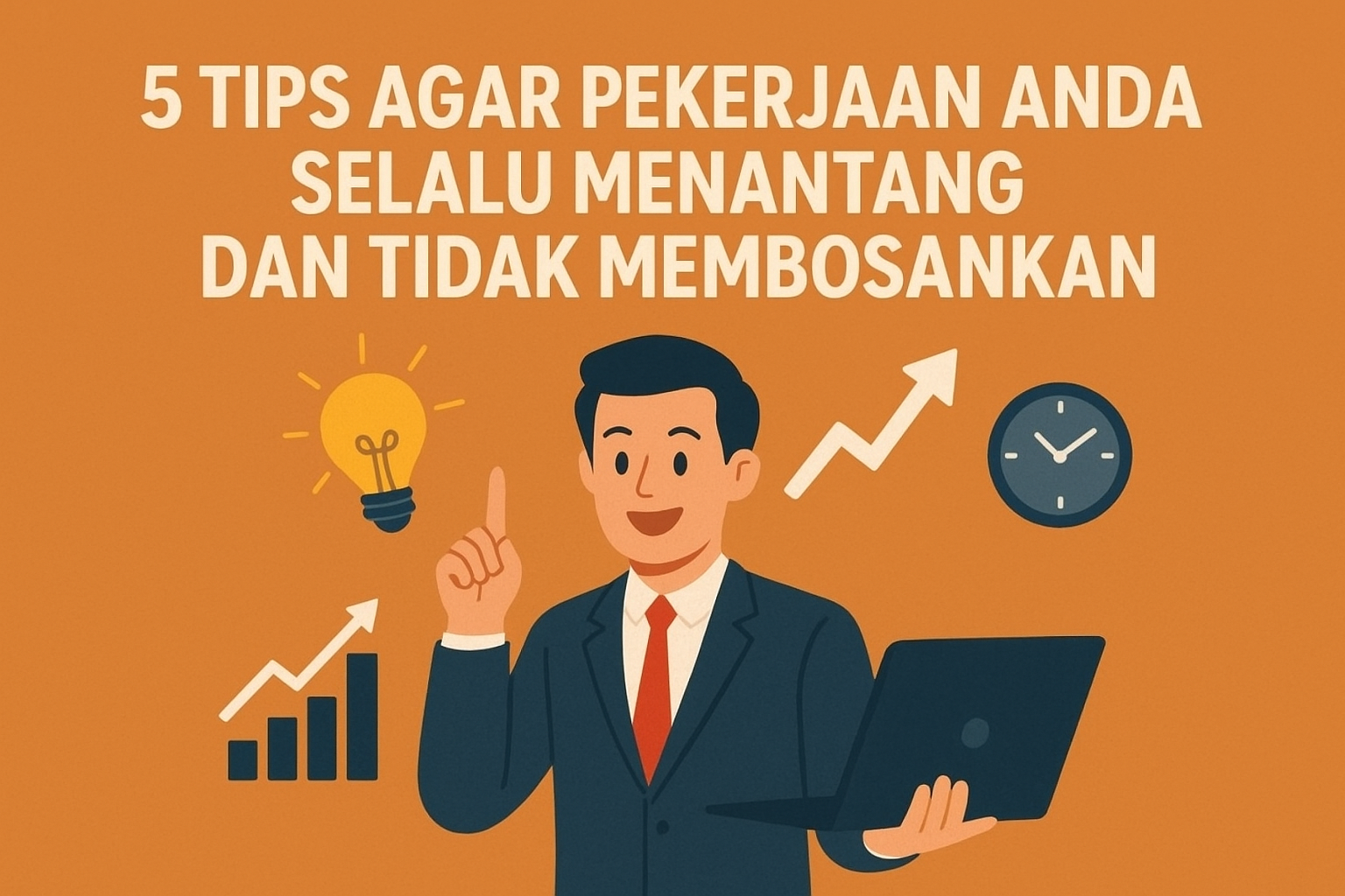 5 Tips Agar Pekerjaan Anda Selalu Menantang dan Tidak Membosankan