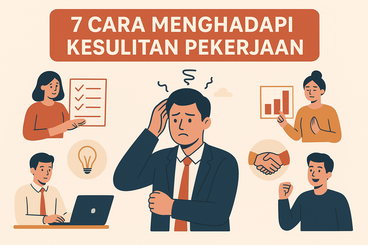 7 Cara Menghadapi Kesulitan Pekerjaan