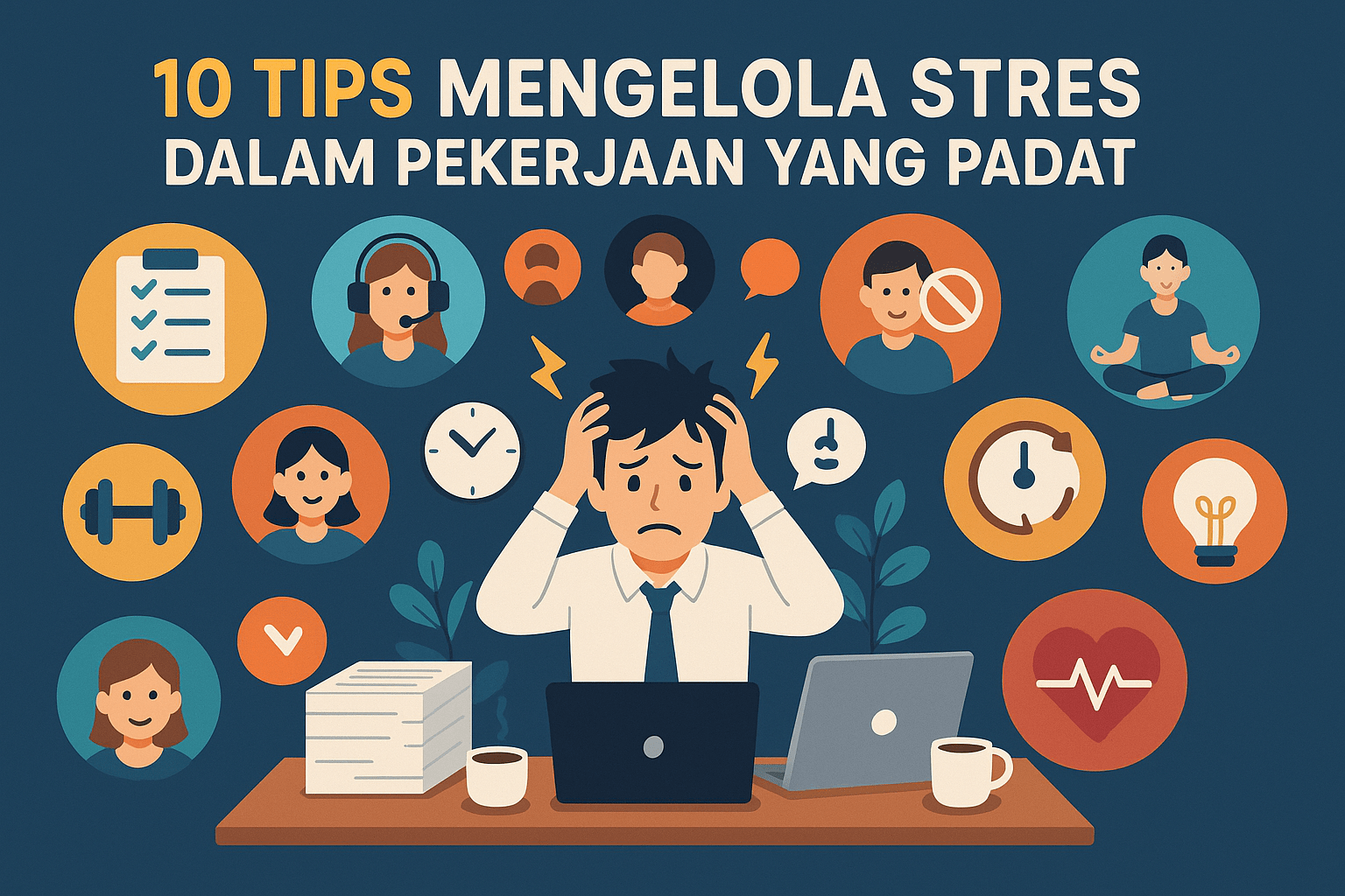 10 Tips Mengelola Stres dalam Pekerjaan yang Padat