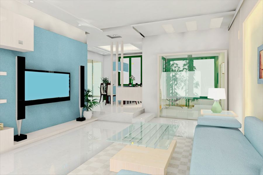 Ragam Ide Penggunaan Warna Cyan pada Desain Interior Hunian