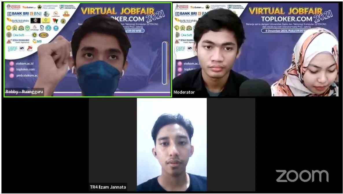 Peka Terhadap Industri Kerja Sekarang, TopLoker.com Bersama dengan Universitas STEKOM Mengadakan Virtual Job Fair Untuk Pertama Kalinya #VirtualJobFair1