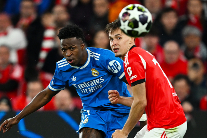 Real Madrid Menang Tipis 1-0 atas Benfica, Vinicius Junior Jadi Pembeda dan Korban Rasisme