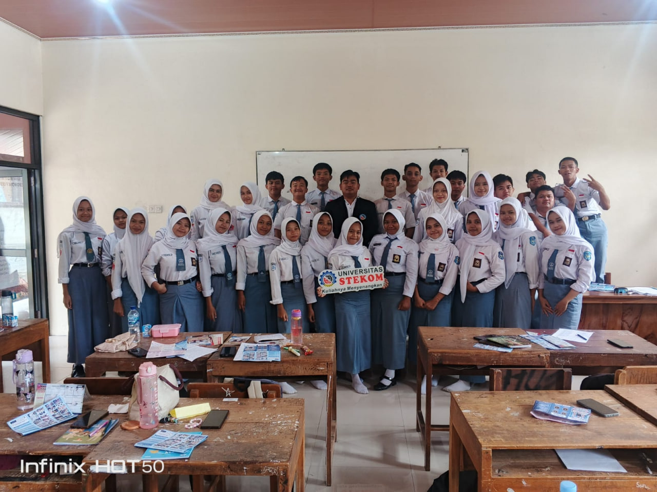 Informasi PMB dan Beasiswa Disampaikan di SMAN 1 Wonosegoro oleh Universitas STEKOM Bersama Toploker.com