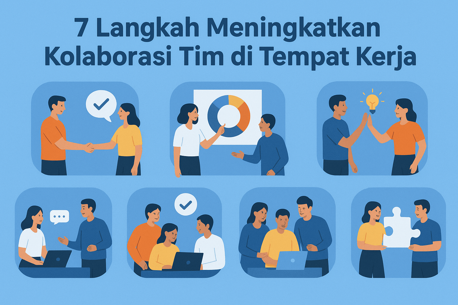 7 Langkah Meningkatkan Kolaborasi Tim di Tempat Kerja