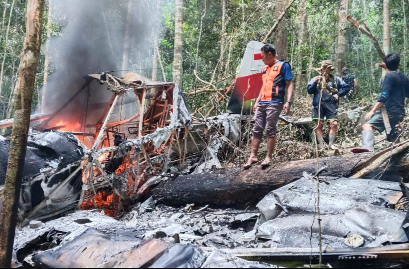 Pesawat Pelita Air Pengangkut BBM Jatuh di Nunukan, Pilot Meninggal Dunia