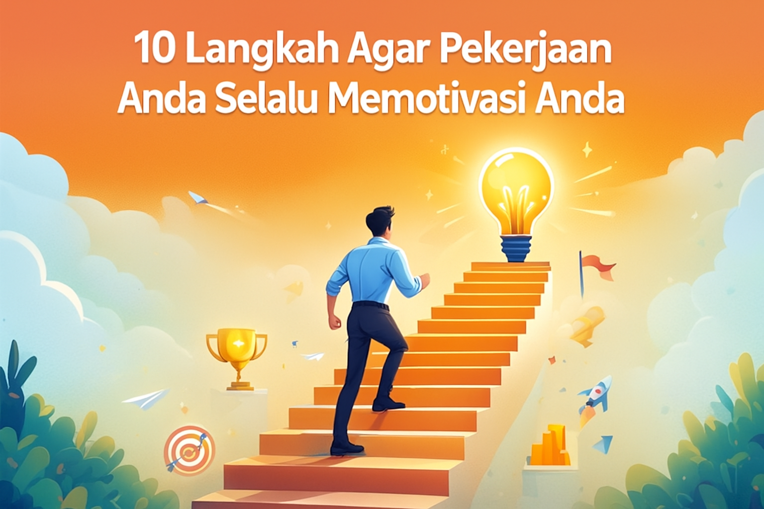 10 Langkah Agar Pekerjaan Anda Selalu Memotivasi Anda