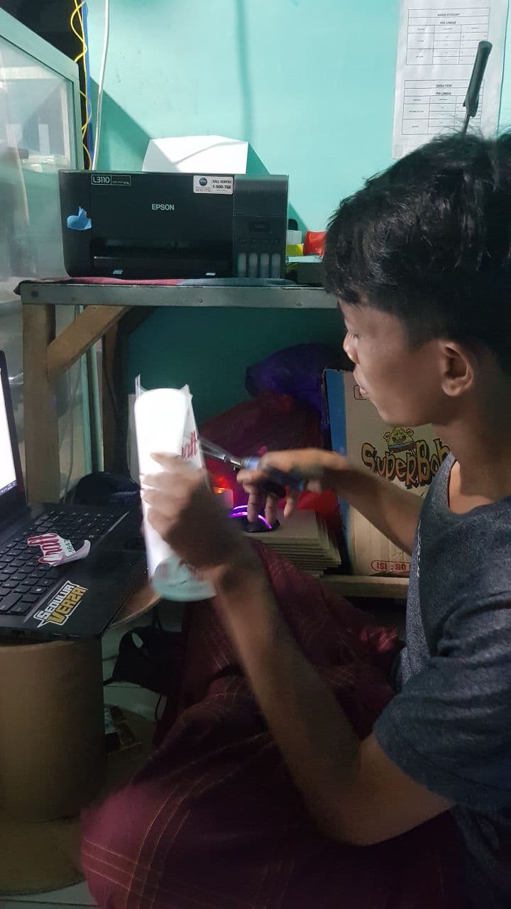 David Wahyu Arianto, Meraup Untung Lewat Usaha Percetakan Fotocopy