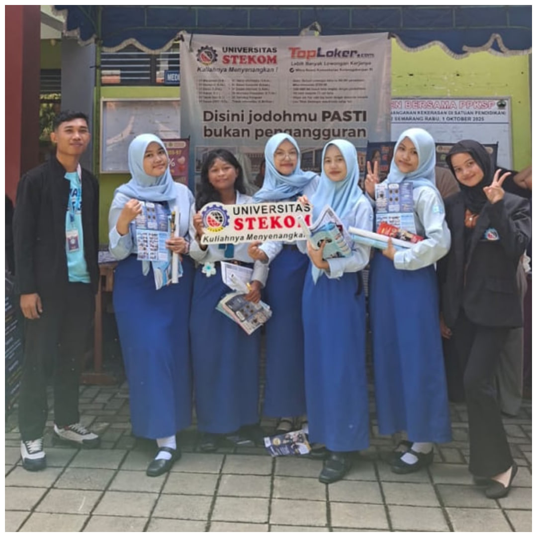 Partisipasi Universitas STEKOM di Edu Expo SMKN 2 Semarang Bersama Toploker.com