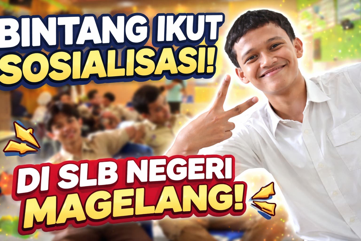 SiSiswa dari SMKN 1 Magelang, Muhammad Bintang Romadhon Ikuti Sosialisasi Strategi Kebekerjaan untuk Siswa Berkebutuhan Khusus di SLB Negeri Kota Magelang bersama Universitas STEKOM