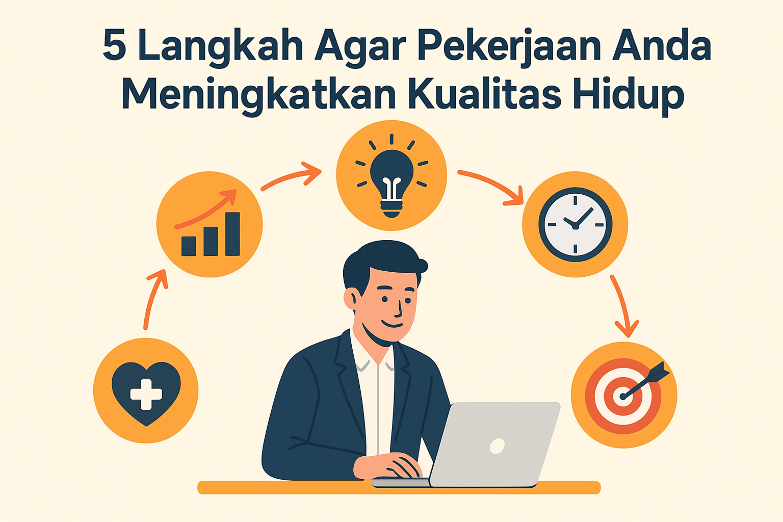 5 Langkah Agar Pekerjaan Anda Meningkatkan Kualitas Hidup