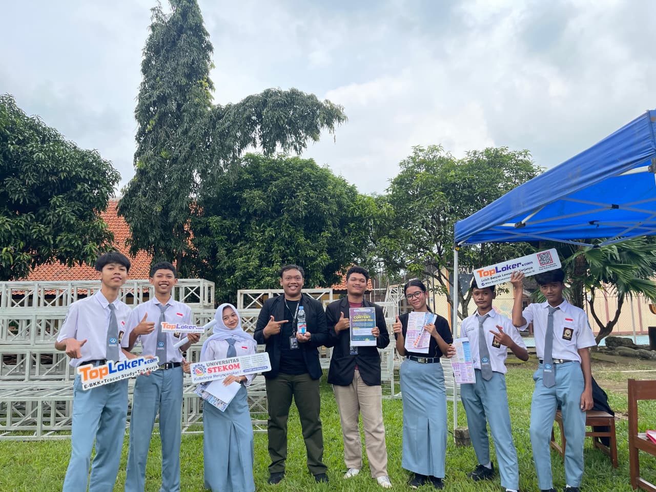 Expo SMAN 1 Singorojo Kendal 2026: Universitas STEKOM dan Toploker.com Berikan Edukasi Kuliah dan Karier