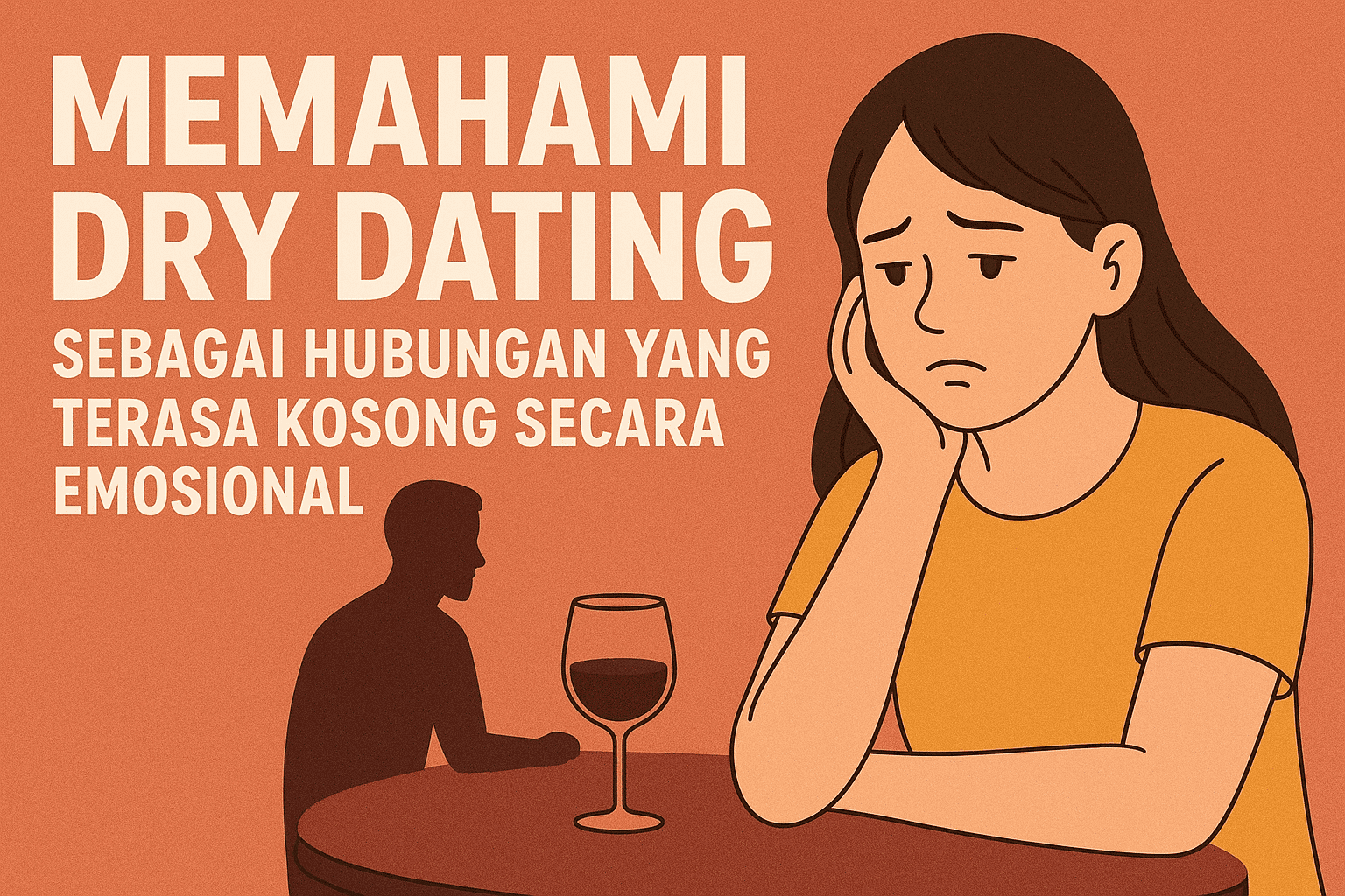 Memahami Dry Dating sebagai Hubungan yang Terasa Kosong Secara Emosional