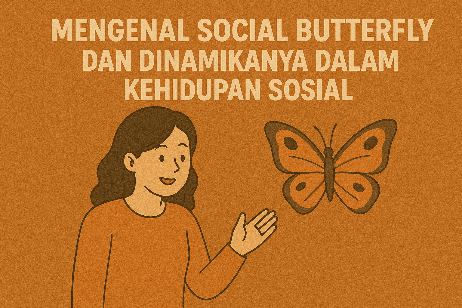 Mengenal Social Butterfly dan Dinamikanya dalam Kehidupan Sosial