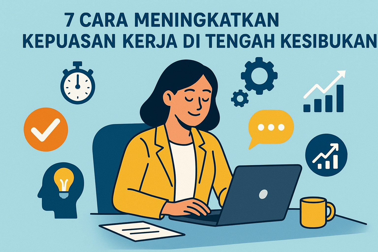 7 Cara Meningkatkan Kepuasan Kerja di Tengah Kesibukan
