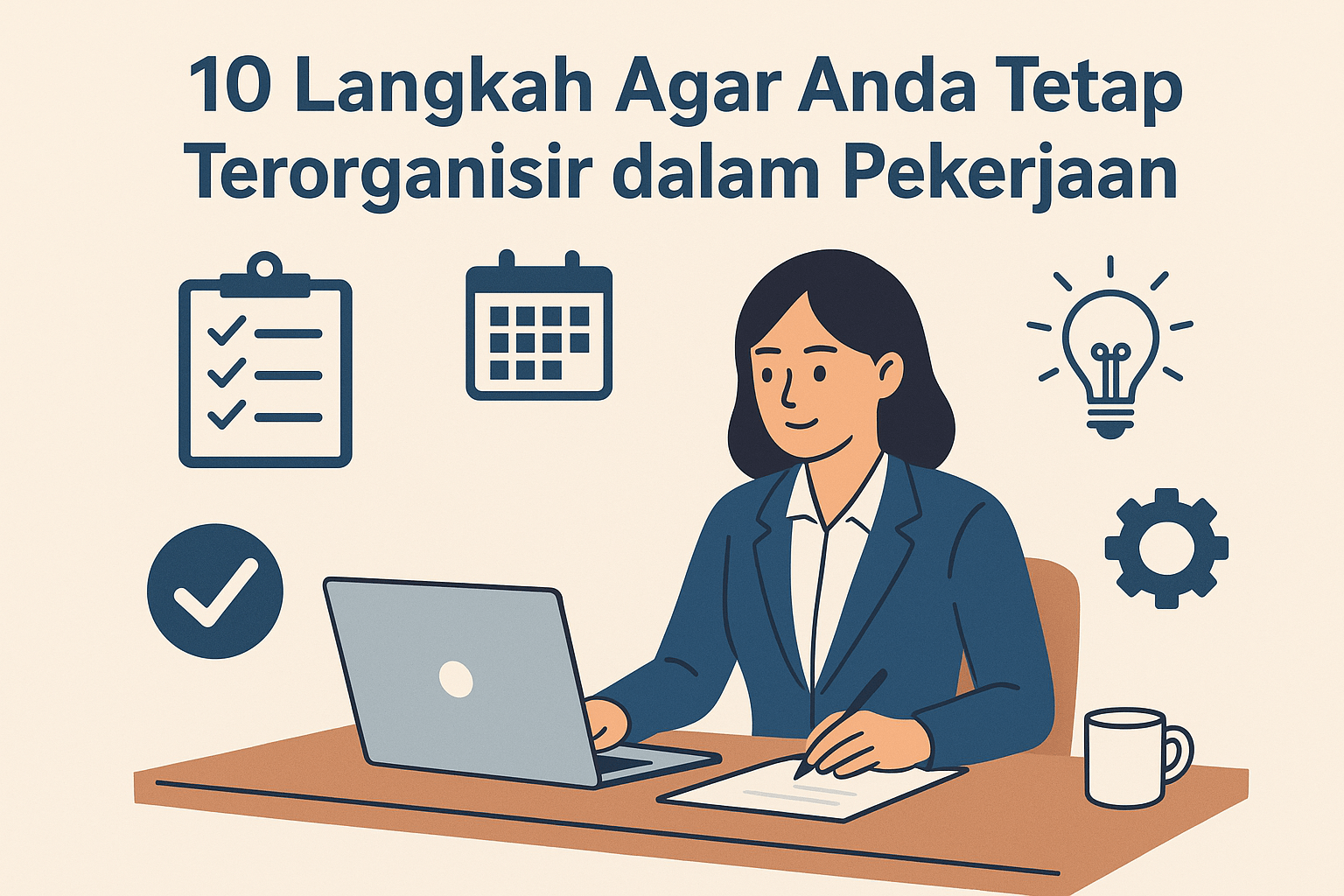10 Langkah Agar Anda Tetap Terorganisir dalam Pekerjaan