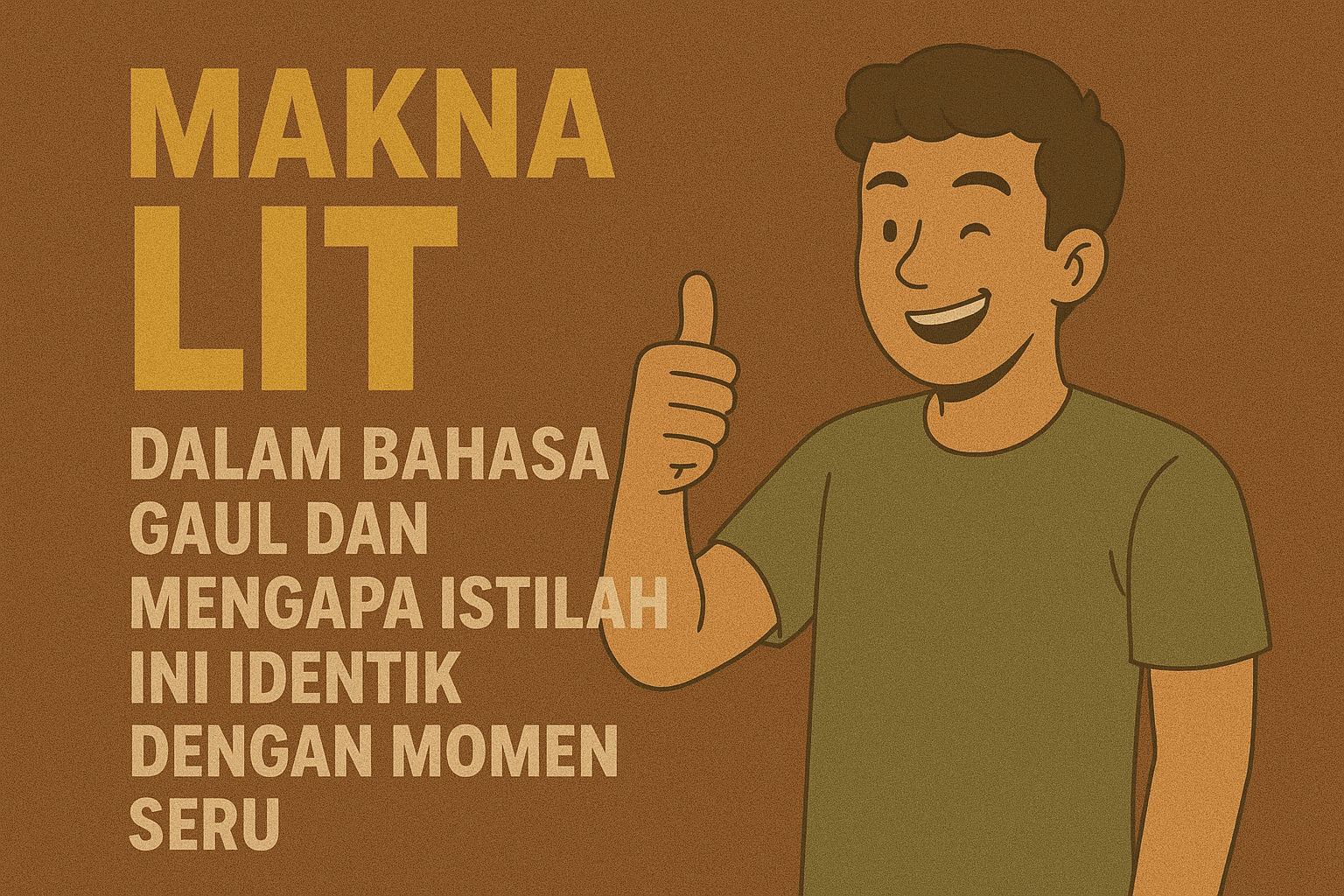 Makna Lit dalam Bahasa Gaul dan Mengapa Istilah Ini Identik dengan Momen Seru