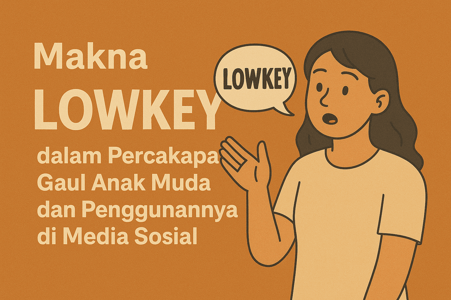Makna Lowkey dalam Percakapan Gaul Anak Muda dan Penggunaannya di Media Sosial