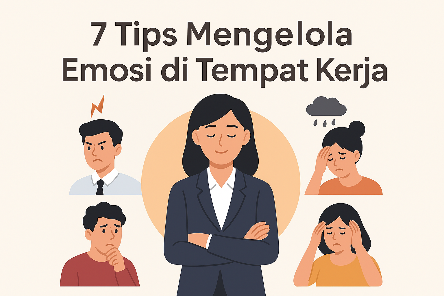 7 Tips Mengelola Emosi di Tempat Kerja
