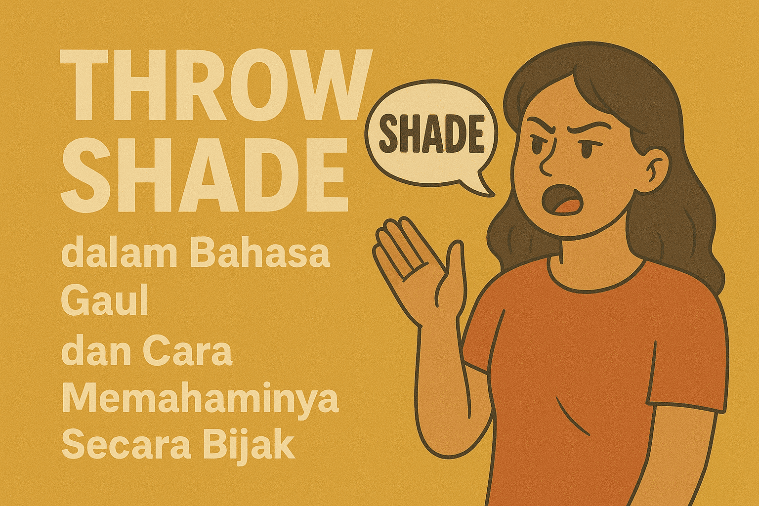 Throw Shade dalam Bahasa Gaul dan Cara Memahaminya Secara Bijak