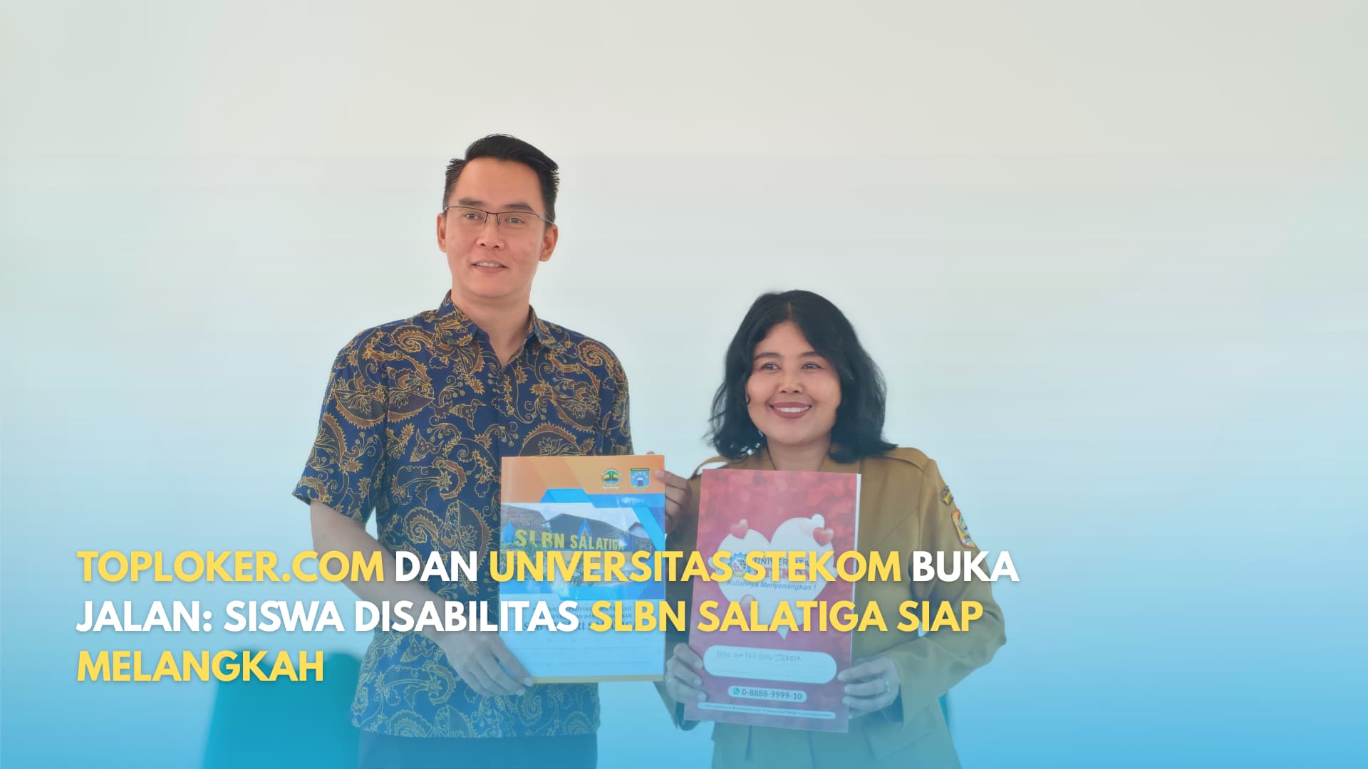 Toploker.com dan Universitas STEKOM Buka Jalan: Siswa Disabilitas SLB Negeri Salatiga Siap Melangkah