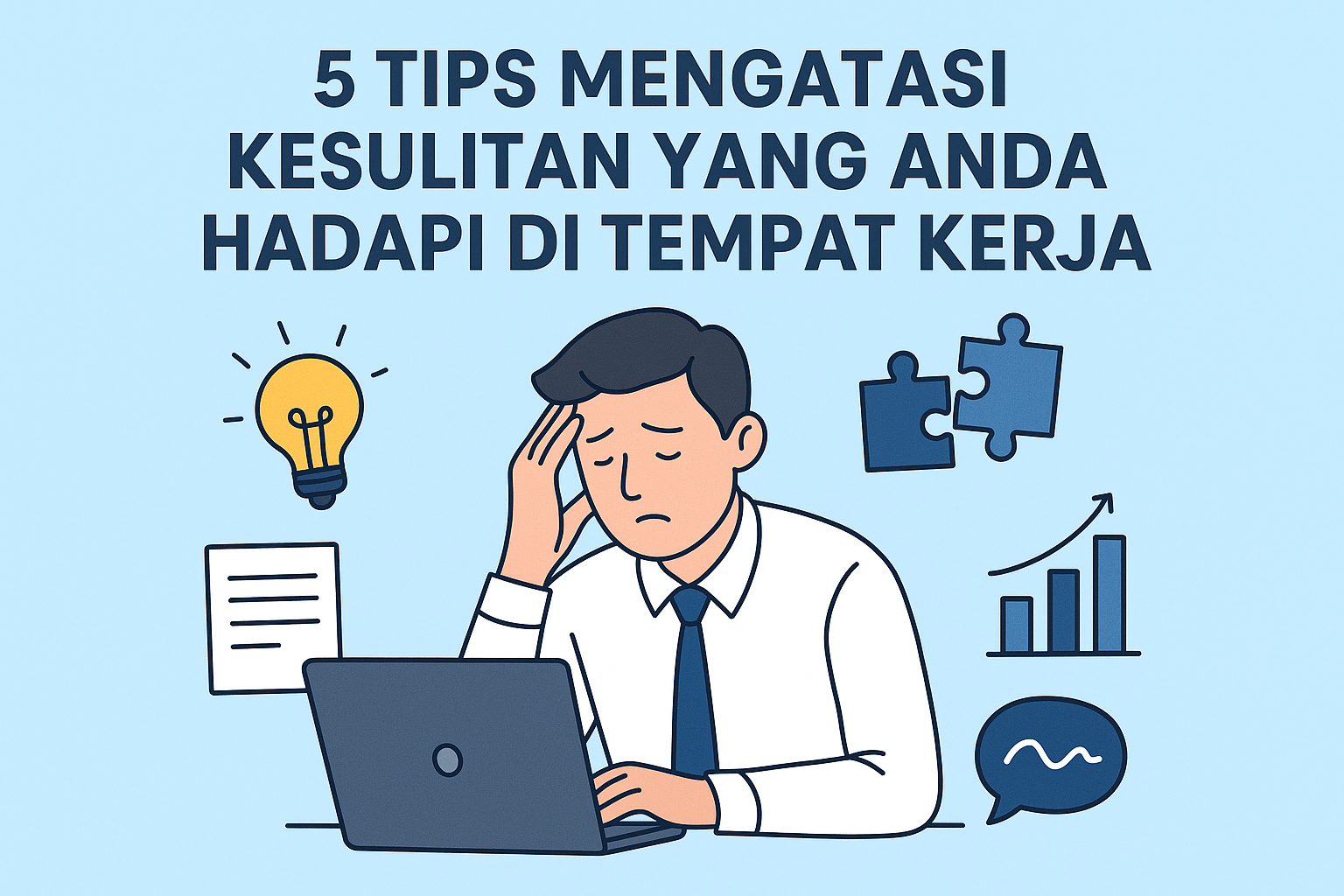 5 Tips Mengatasi Kesulitan yang Anda Hadapi di Tempat Kerja