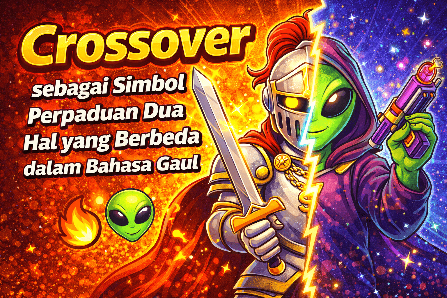 Crossover sebagai Simbol Perpaduan Dua Hal yang Berbeda dalam Bahasa Gaul