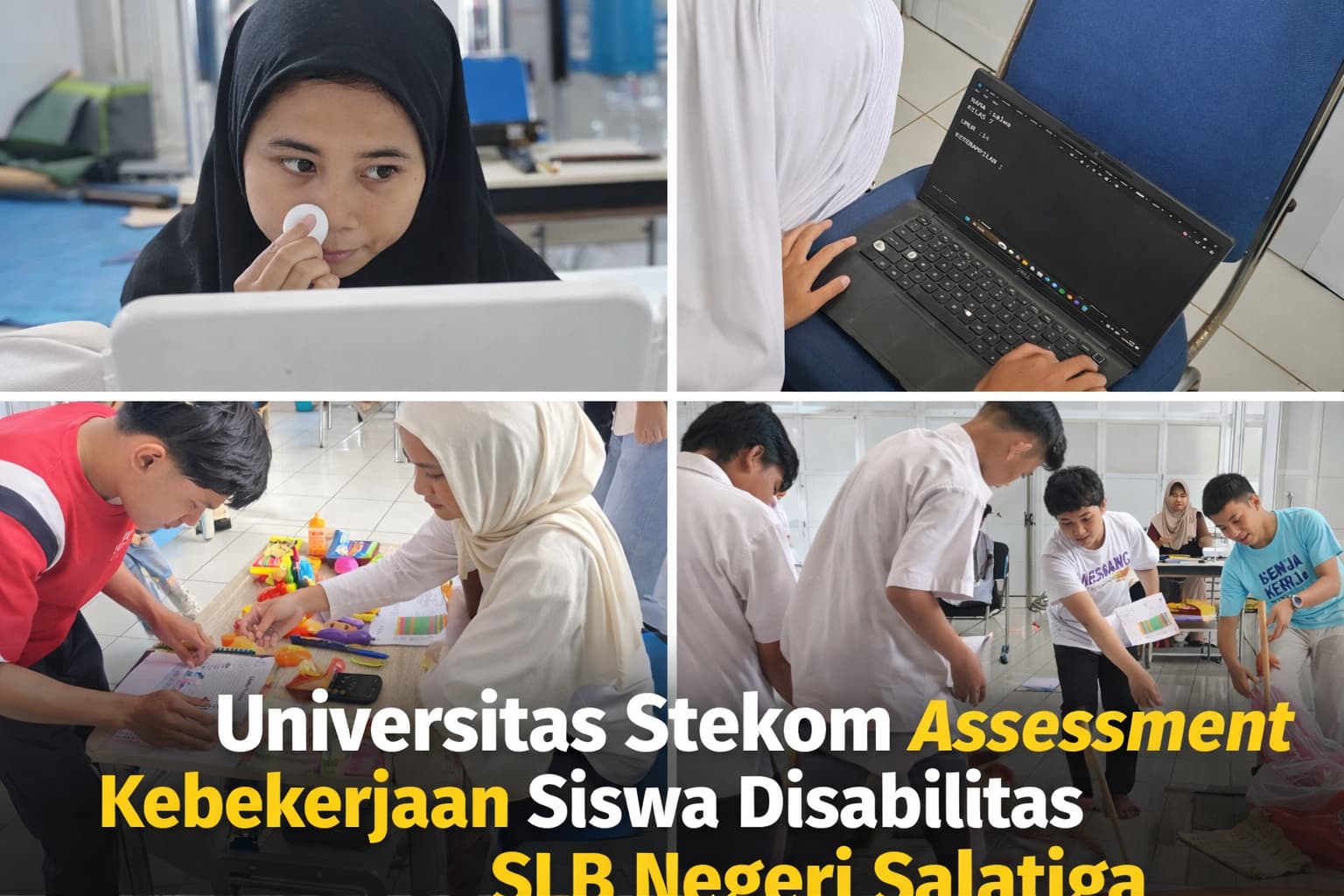 Universitas Stekom Gelar Assessment Kebekerjaan bagi Siswa Disabilitas di SLB Negeri Salatiga