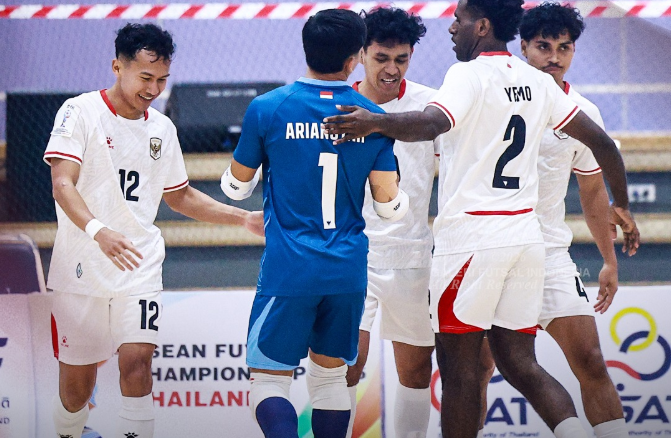 Indonesia Bungkam Malaysia 1-0 di AFF Futsal 2026 dan Pastikan Tiket Semifinal