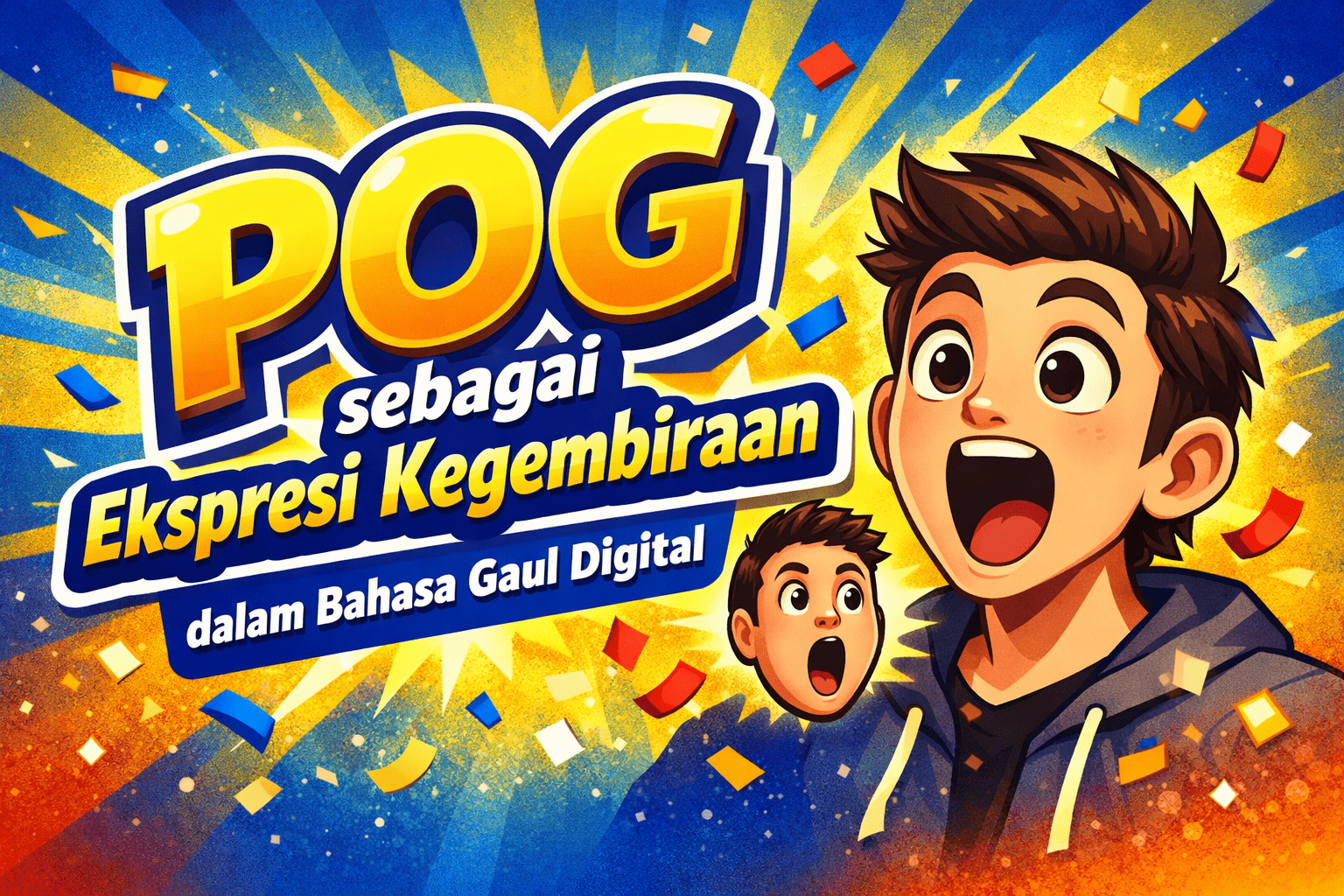 Pog sebagai Ekspresi Kegembiraan dalam Bahasa Gaul Digital
