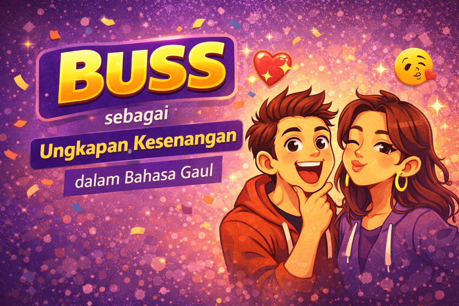 Buss sebagai Ungkapan Kesenangan dalam Bahasa Gaul