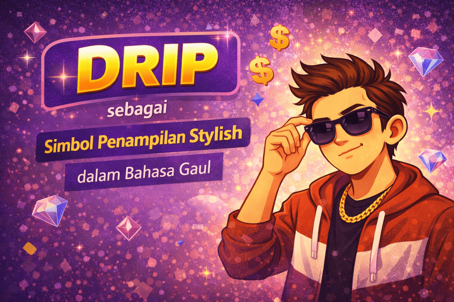 Drip sebagai Simbol Penampilan Stylish dalam Bahasa Gaul