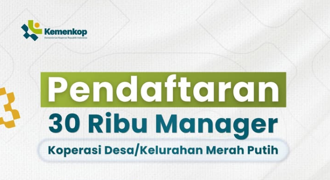 Lowongan 30 Ribu Manajer Kopdes Merah Putih Dibuka, Lolos Bisa Jadi Pegawai BUMN