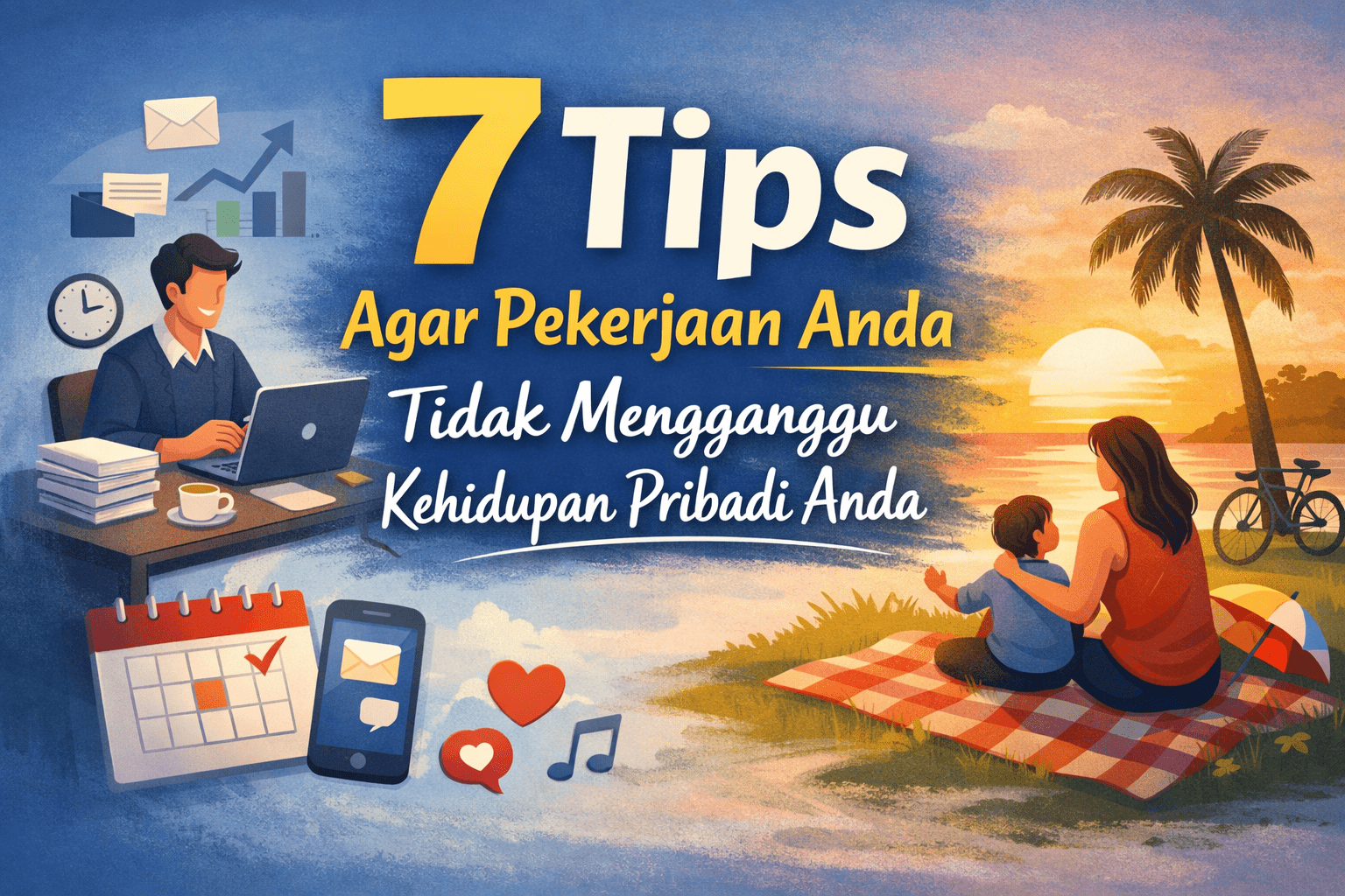 7 Tips Agar Pekerjaan Anda Tidak Mengganggu Kehidupan Pribadi Anda