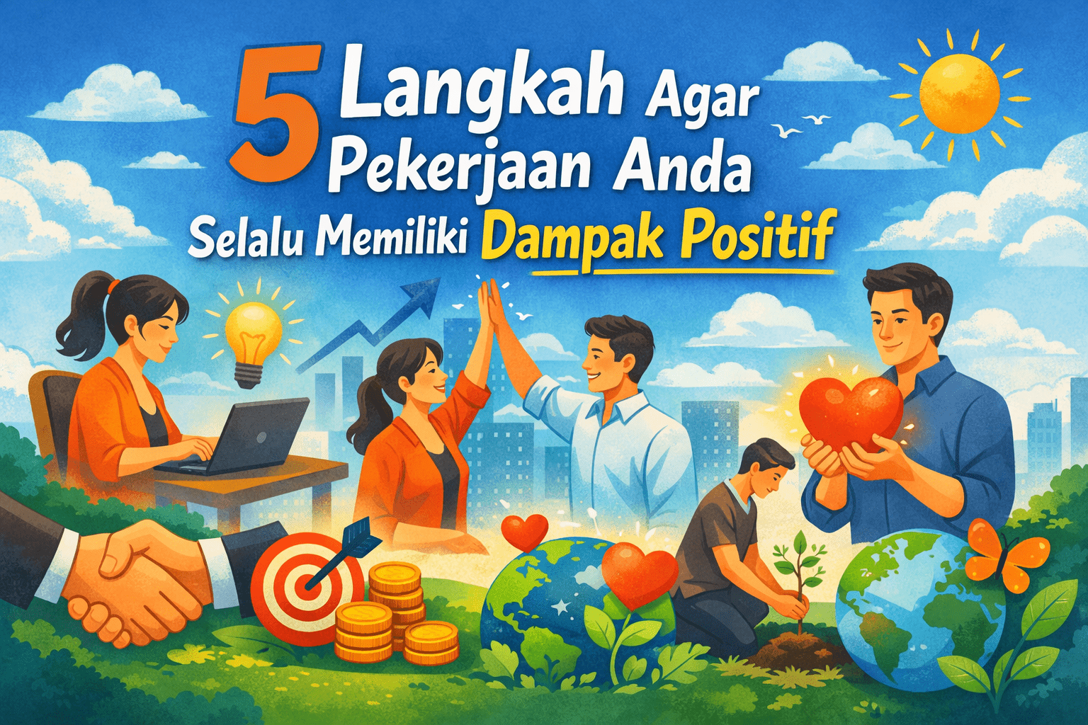 5 Langkah Agar Pekerjaan Anda Selalu Memiliki Dampak Positif