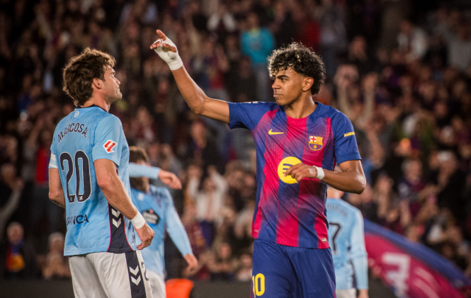 Barcelona Tundukkan Celta Vigo 1-0, Penalti Lamine Yamal Jadi Penentu Kemenangan