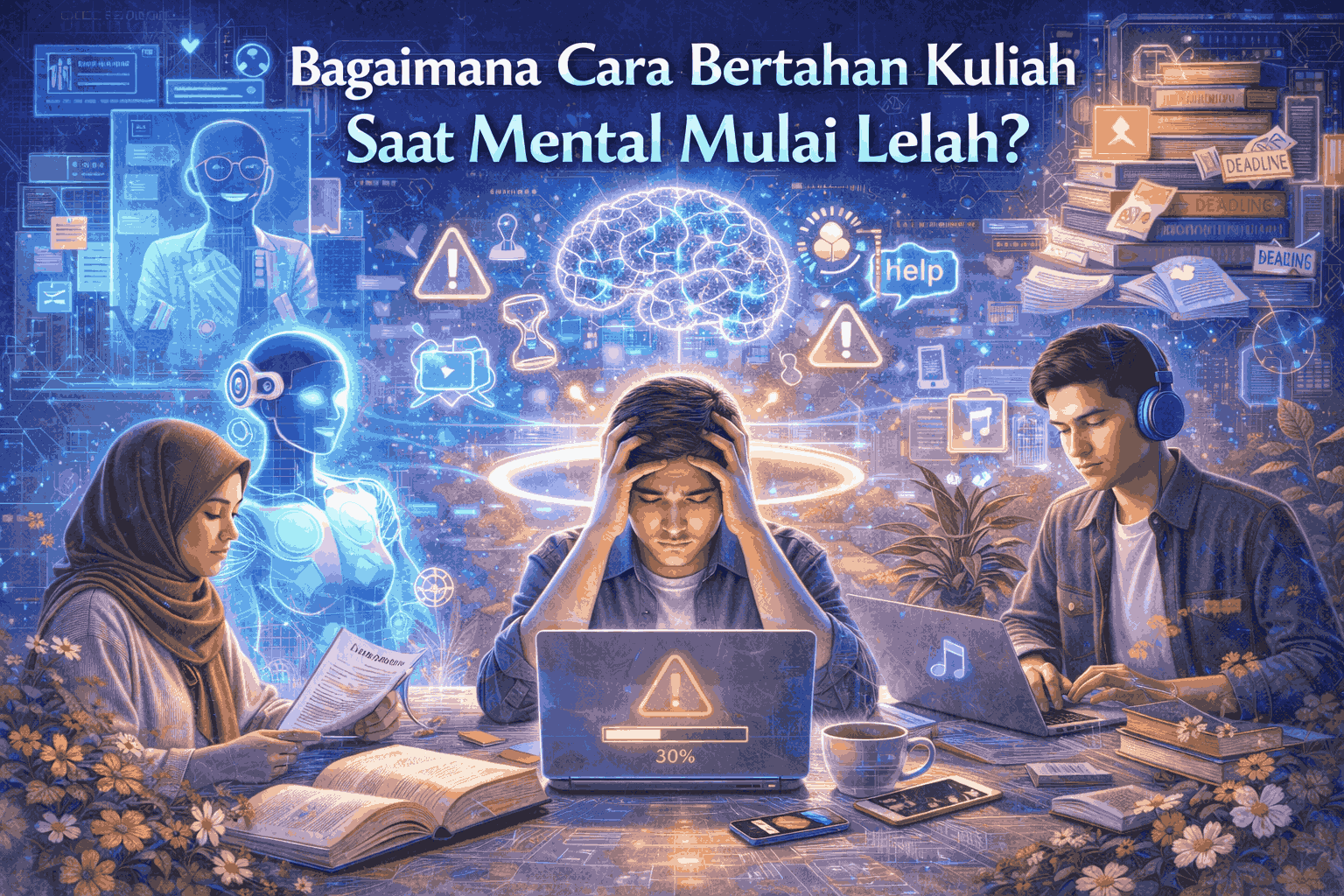 Bagaimana Cara Bertahan Kuliah Saat Mental Mulai Lelah?