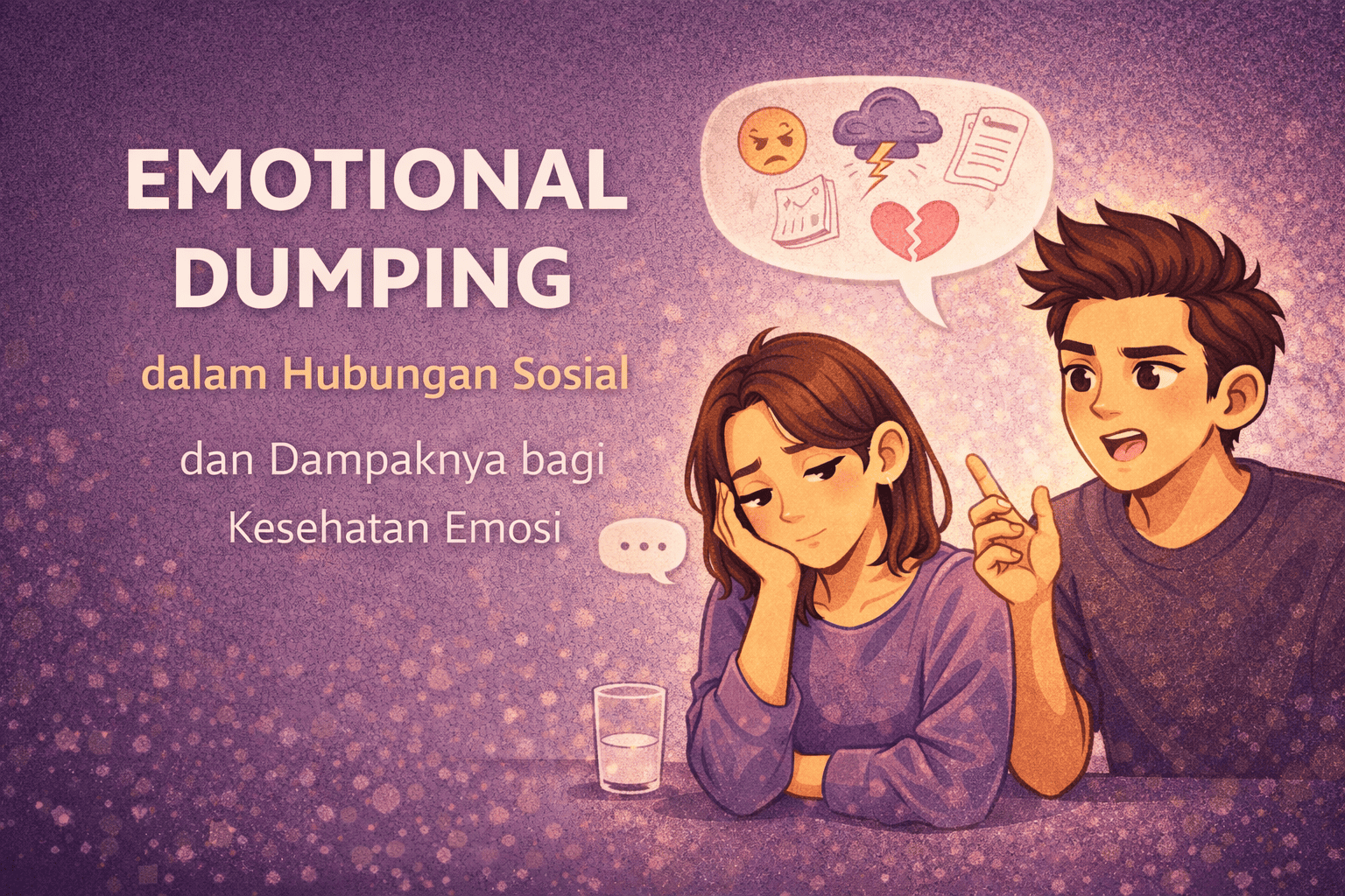 Emotional Dumping dalam Hubungan Sosial dan Dampaknya bagi Kesehatan Emosi