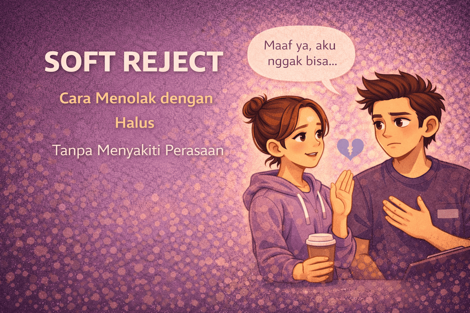 Soft Reject Cara Menolak dengan Halus Tanpa Menyakiti Perasaan