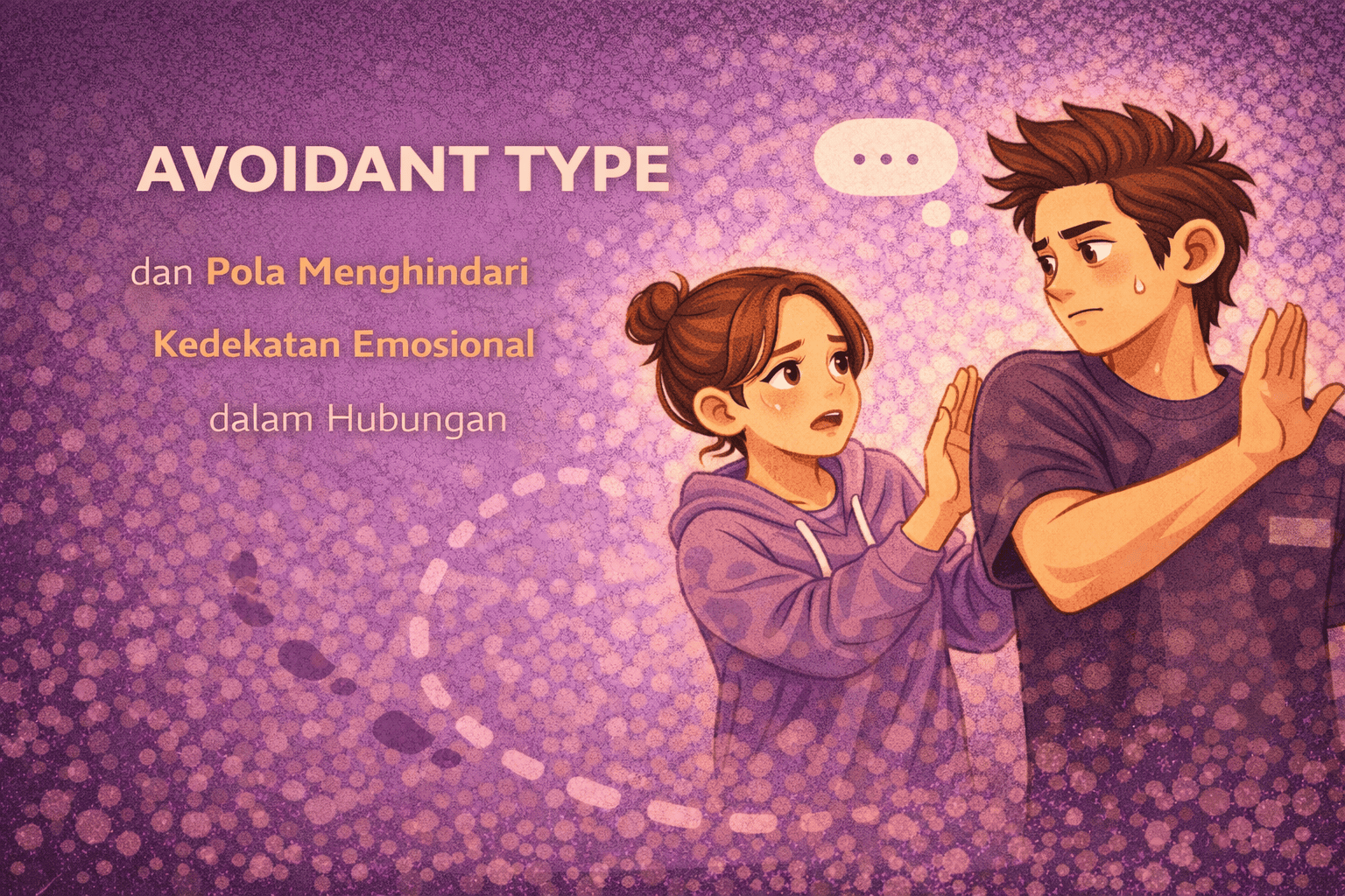 Avoidant Type dan Pola Menghindari Kedekatan Emosional dalam Hubungan